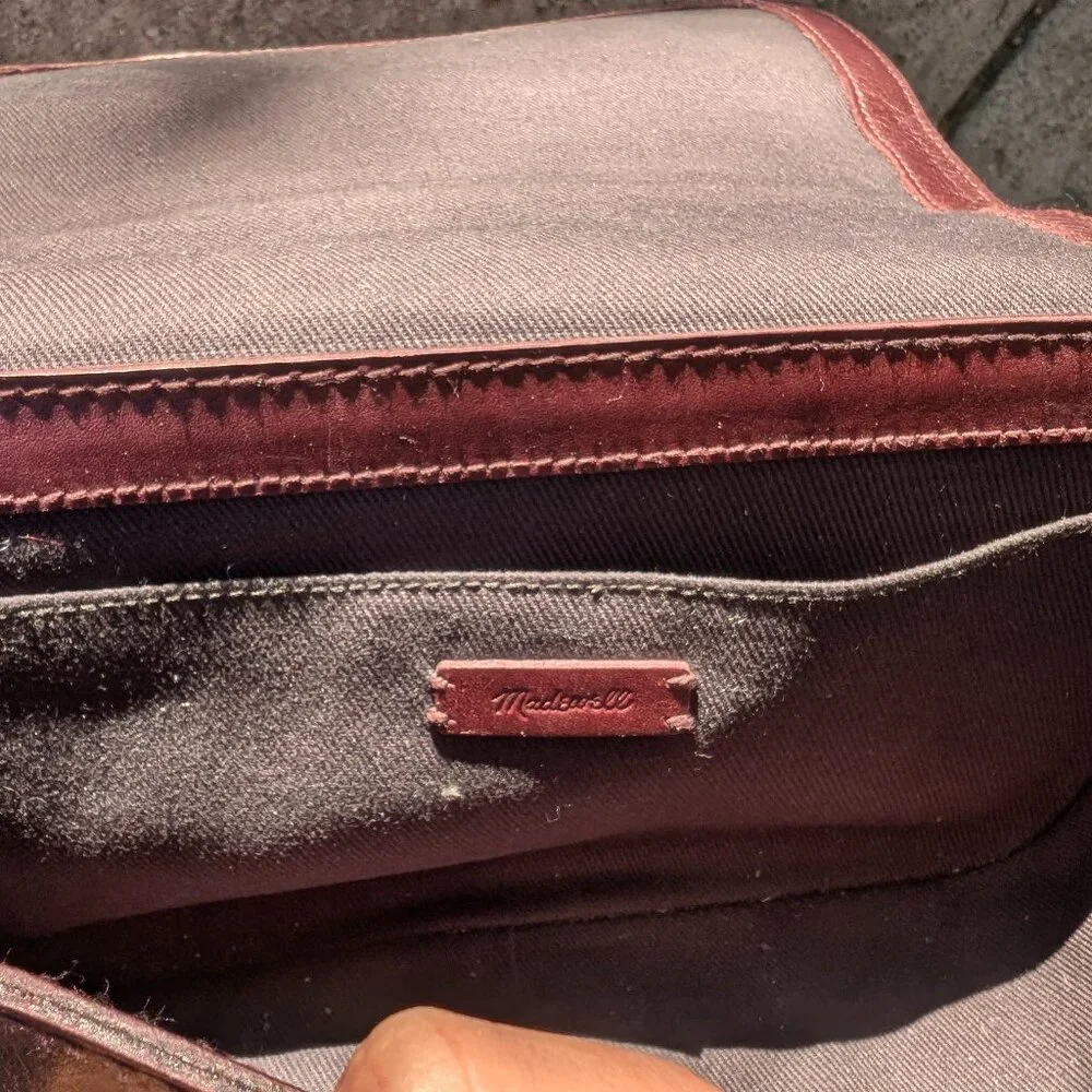 Madewell burgundy crossbody